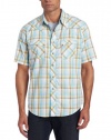 Wrangler Men's Western Short Sleeve Jean Shirt