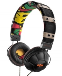 Transport yourself to a music-filled world with the help of these on-ear headphones from the House of Marley.