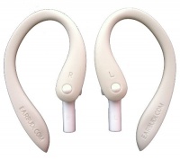 NEW-EARBUDi Clips on and off Your Apple iPod® or iPhone 5® EarPods - and Turns Them Into Running Headphones. Soft Over-The-Ear Design with Earbud Tilt & Rotation - Provide a Custom Comfortable Fit. EARBUDi's Simply Hold Your Apple Earbuds in Place for A