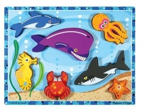 Melissa & Doug Sea Life Wooden Chunky Puzzle