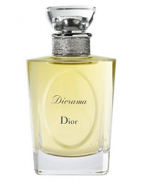 Introducing Dior's newest fragrance, Diorama, available exclusively at Saks. This boudoir fragrance embodies the audacity, femininity, extravagance and sense of the dramatic of the storied house. This spicy floral, opens with a sparkling note of Bergamot and Ylang-Ylang and combines sweet Plum, Peach and Turkish Rose essence with Indian Jasmine and Egyptian Cumin, and finishes with a comforting base note of Cedar and Indonesian Patchouli. 3.4 oz. 