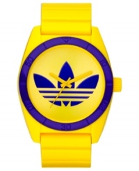 Soak in this sunny unisex sport watch from adidas.