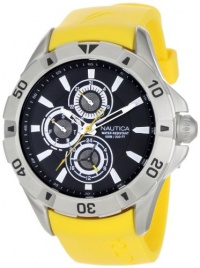 Nautica Men's N14613G NST 06 Multifunction Yellow Resin Watch