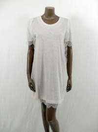 Chloe womens lace trim s/s dress