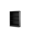 South Shore Axess Collection 3-Shelf Bookcase, Black