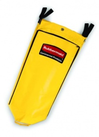 Rubbermaid Commercial Vinyl Replacement Bag for Cleaning Cart, 33 x 10.5 x 17.5, Yellow