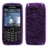 Asmyna BB9100CASKCA085 Slim and Durable Protective Cover for BlackBerry Pearl 3G 9100/9105 - 1 Pack - Retail Packaging - Purple