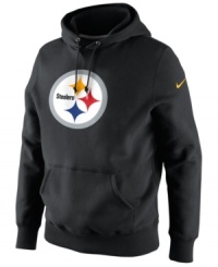 Fire up and show that your a fan with this classic Pittsburgh Steelers NFL hoodie from Nike.