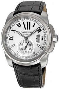 Cartier Men's W7100037 De Cartier Leather Strap Watch