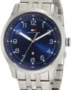 Tommy Hilfiger Men's 1710308 Classic Stainless Steel case and bracelet with blue dial Watch