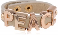 BCBGeneration Nude and Rose Gold Peace Affirmation Bracelet