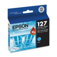 Epson T127220 DURABrite Ultra 127 Extra High-capacity Inkjet Cartridge -Cyan