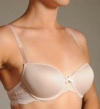 Chantelle C-Paris Memory Foam Underwire T-Shirt Bra, 34F, Skin Rose