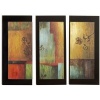 Modern Wall Plaque - Set of 3 - 11.5W x 26H in. ea.