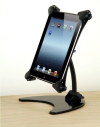 Halter Portable And Foldable Rotating Articulating Metal Desk Stand for Apple iPad 1, 2 And 3