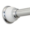 InterDesign York Medium Shower Curtain Tension Rod, Polished Stainless Steel, 50-87 Inch