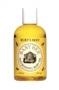 Burt's Bees Baby Bee Nourishing Baby Oil, 4 Ounce Bottles (Pack of 3)