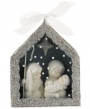 The time-honored tradition of Snowbabies brings the birth of Baby Jesus to your tree this season in this lovely ornament from Department 56. Crafted of pure porcelain bisque with sparkling silver details.