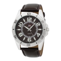 U.S. Polo Assn. Men's US5163 Brown Dial Brown Strap Watch