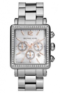 Michael Kors Quartz Mother of Pearl Dial Silver Band - Women's Watch MK5350