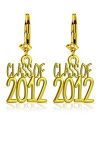 Small Class of 1968 Reunion Earrings, 11mm in 14K Yellow Gold