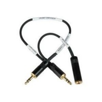 Sescom LN2MIC-ZMH4-MON 3.5mm Line to Mic 25dB Attenuation Cable for Zoom H4N with Headphone Monitoring Jack