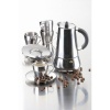 Imusa B120-22069SET 9-Piece Stainless Steel Espresso Set with Stovetop Coffeemaker, Cups and Saucers, Silver