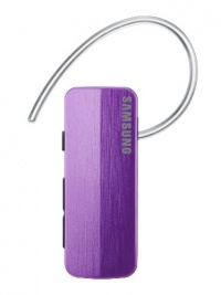 Samsung HM1700 Bluetooth Headset with Noise reduction and Echo cancellation, supports Music streaming (Purple)