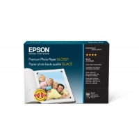 Epson Premium Photo Paper GLOSSY (4x6 Inches, 100 Sheets) (S041727)