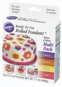 Wilton Neon Colors Fondant,  Multi Pack