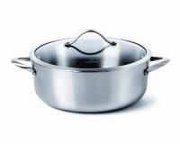 Calphalon Contemporary Stainless Steel 8-Quart Dutch Oven with Cover