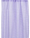 Tadpoles Classics Set of 2 Gingham Rod Pocket Curtain Panels, Lavender