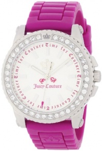 Juicy Couture Women's 1900703 Pedigree Pink Jelly Strap Watch