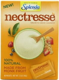 NECTRESSE Natural No Calorie Sweetener, 40-Count Packets