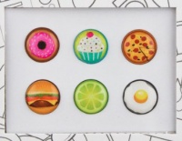 Bubble Buttons Home Button Sticker Yummy Pack