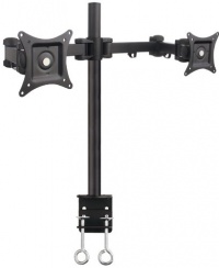 Dual LCD Monitor Desk Mount Stand Heavy Duty Fully Adjustable fits 2 /Two Screens up to 27 ~ (by VIVO)