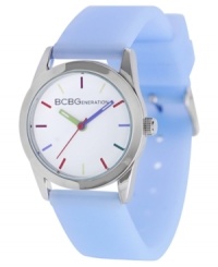 Make time for play with this colorful casual watch from BCBGeneration.