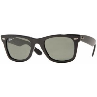 Ray Ban Original Wayfarer Sunglasses RB2140 901 Black/Crystal Green G-15XLT 50mm