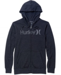 There's only one. This Hurley logo hoodie is all set to hit the streets.