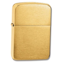 Zippo 1941 Replica Brushed Brass Pocket Lighter