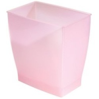 InterDesign Spa Mono 11L Rectangular Can, Blush