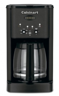 Cuisinart DCC-1200BW Brew Central 12-Cup Programmable Coffeemaker, Matte Black Metal