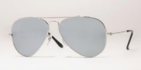 Ray Ban RB3025 Aviator Sunglasses - W3275 Silver (Gray Mirror Lens) - 55mm