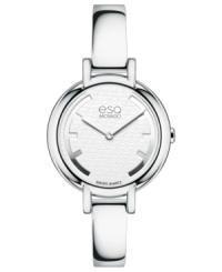 Strike a stylish note with this sophisticated Contempo timepiece from esQ Movado.