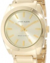 Anne Klein Women's AK/1060CHGB Round Gold Tone Watch