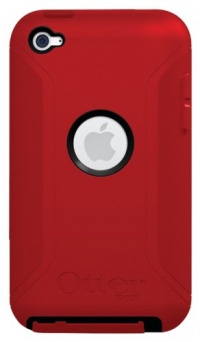 OtterBox Defender Series Hybrid Case for iPod touch 4G (Black/Red)