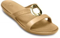 Crocs Women's Sanrah Iridescent Flat