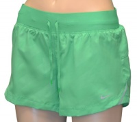 Nike Women's Relay Mix Tempo Running Shorts-Light Green