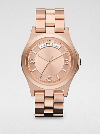 Marc by Marc Jacobs Baby Dave Quartz Rose Gold Women's Watch - MBM3184