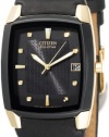 Citizen Men's BM6574-09E Eco-Drive Leather Watch